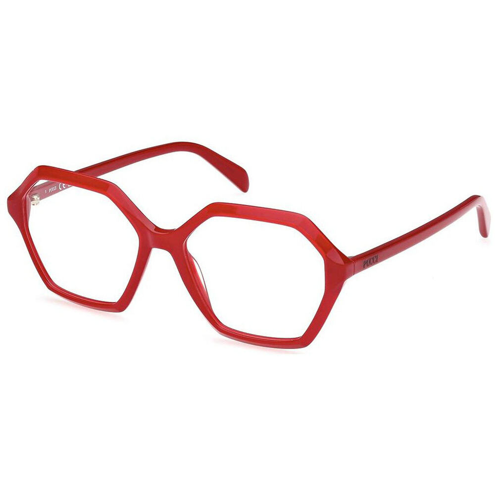 Emilio Pucci EP5237 Eyeglasses 066 Acetate Geometric - Picture 2 of 5